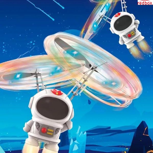 Літальний "Космонавт", Електричний ударостійкий левітувальний спінер бумеранг запускулка з LED-підсвіткою, KOS2315 фото