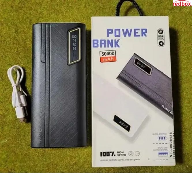 Power Bank Мобільна зарядка зовнішній акумулятор UN-3104 50000mAh (6k) NUN3104 фото