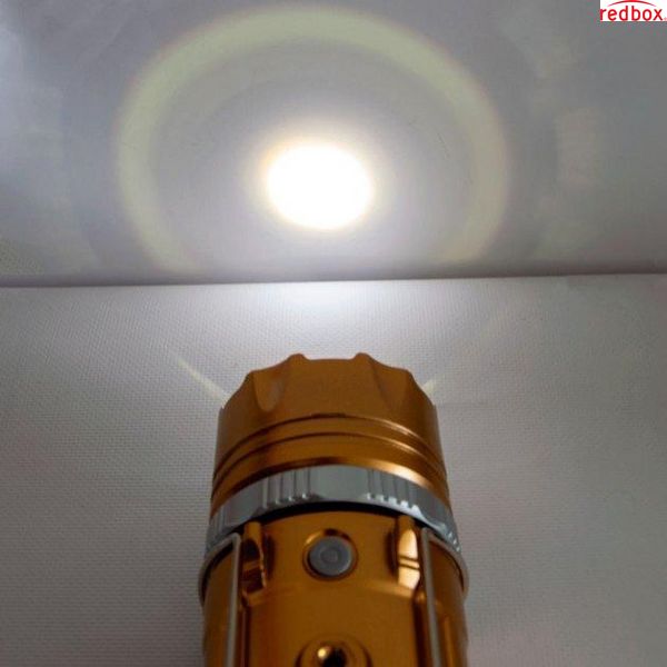 Кемпінговий ліхтар GSH-9699 Золотий, лампа ліхтар у наметі на батарейках GSH9699 фото