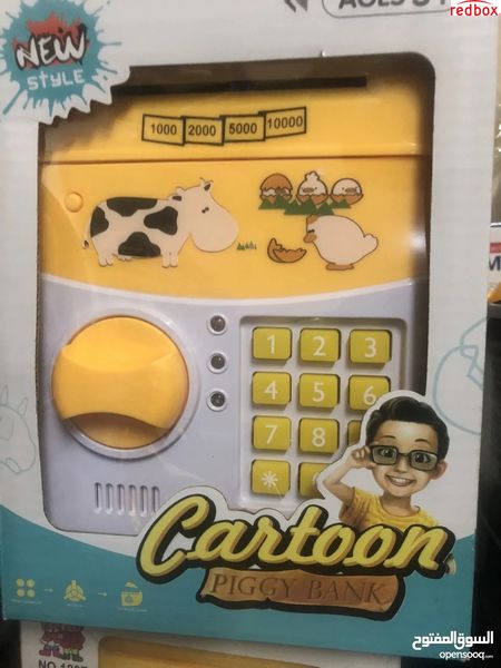 Скарбничка сейф дитяча інтерактивна іграшка Жовта Корова з кодовим замком Cartoon cow cow1913 фото