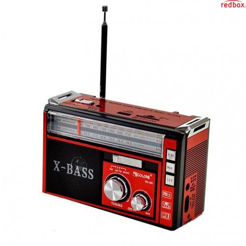 Радіоприймач GOLON RX-382 с MP3, USB + ліхтарик 3811263 фото