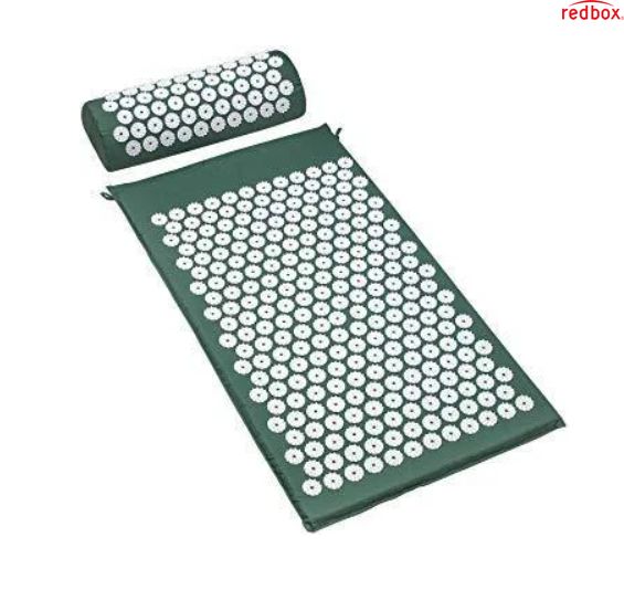 Масажний ортопедичний килимок з подушкою Acupressure Mat Ортопедический массажный коврик 65 см*41 см 1101457 фото