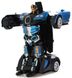 Машинка радіокерована трансформер Robot Car Bugatti Size12 СИНЯ ⁇ Робот-трансформер на радіокеруванні 1:12 888219292 фото 6