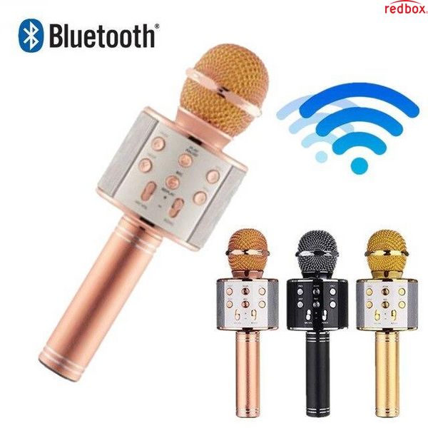 Bluetooth-мікрофон для караоке зі зміною голосу WSTER WS-858 9192 фото
