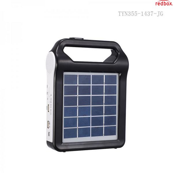 Ліхтар-Power Bank EP-036 радіо-блютуз із сонячною панеллю (2400mAh) EP036 фото