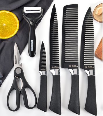 Набір ножів-ножиці з неіржавкої сталі Everrich H-004 H-004 фото