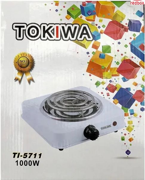 Плита електрична одноконфоркова спіральна Hot Plate Tokiwa Tl5711 (1000W 220V/50Hz) Tl5711 фото