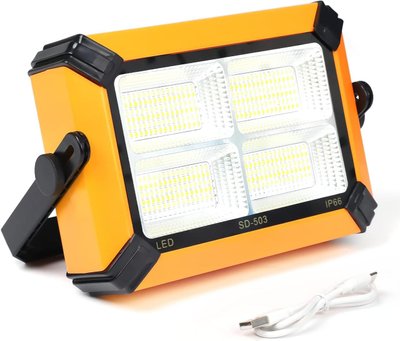 Ліхтар прожектор акумуляторний світлодіодний 30 W із сонячною батареєю і функцією Power Bank UKC 881 UKC881 фото