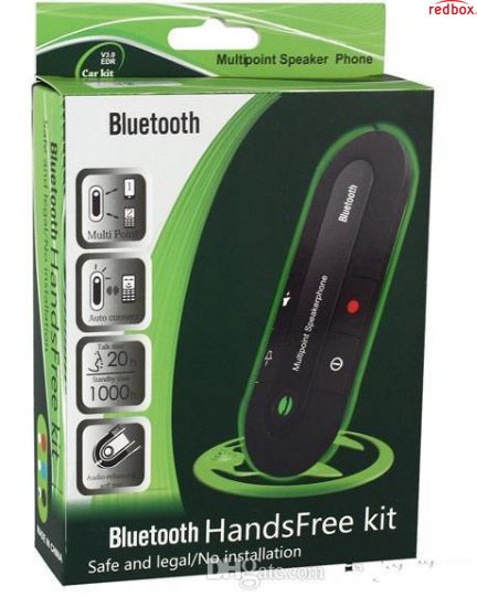Автомобільний бездротовий динамік-гучномовець Bluetooth Hands Free kit HB 505-BT (спікерфон) 9320 фото