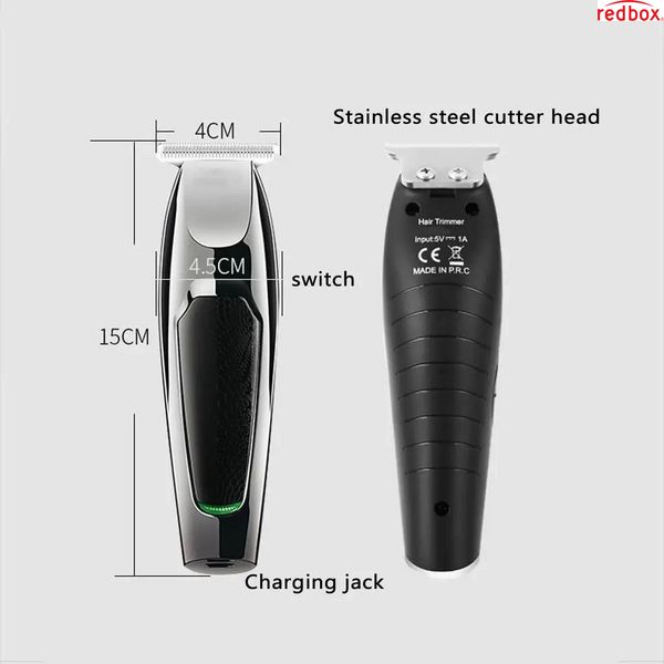 Акумуляторна перукарня машинка для стриження волосся й бороди VGR V030 п'ятьма насадками UKG V030 фото