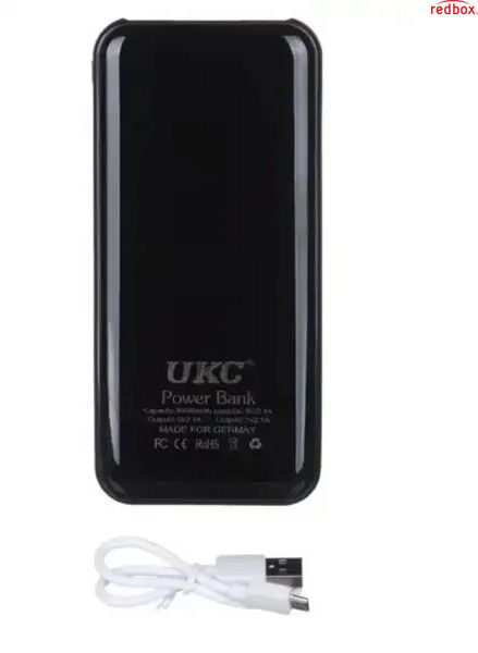 Мобільне заряджання Power Bank з екраном і ліхтариком 30000/9600mAh UKC UKC960 фото