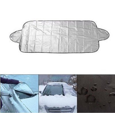 Накидка чохол для захисту лобового скла автомобіля від сонця, снігу, льоду, інею COVER150 фото