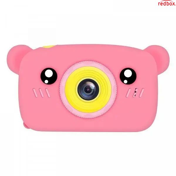 Цифровий дитячий фотоапарат Teddy GM-24 рожевий ведмедик Smart Kids Camera Рожевий GM987 фото
