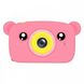 Цифровий дитячий фотоапарат Teddy GM-24 рожевий ведмедик Smart Kids Camera Рожевий GM987 фото 2