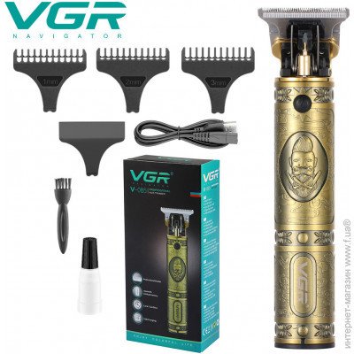 Акумуляторна машинка-тример для стриження волосся, бороди, вусів VGR V-085 V-085 фото