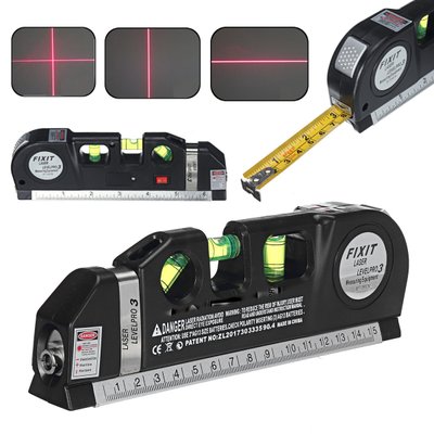 Лазерний рівень із рулеткою та лінійкою level meter LevelMeter фото