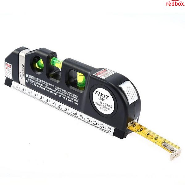 Лазерний рівень із рулеткою та лінійкою level meter LevelMeter фото