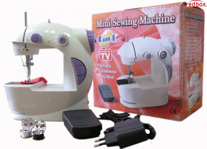 Швейна мінімашинка 4 в 1 Mini Sewing Machine SM201 SM201 фото