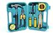 Набір інструментів для дому або гаража молоток, викрутки, пасатижі, рулетка, ніж, у кейсі 9 в 1 N9191 фото 1