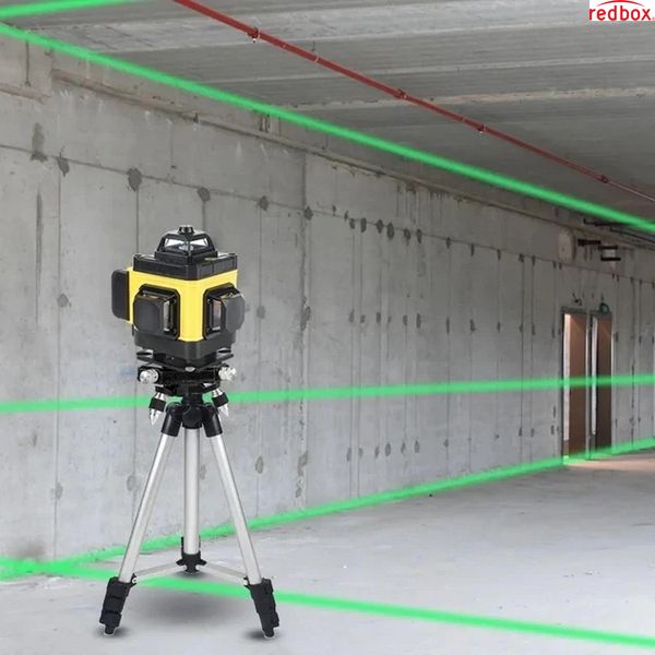 Лазерний 4D 16-лінійний зелений рівень, самовирівнювальний інструмент для вимірювання перетину ліній на 360 LAZ360 фото