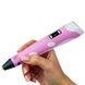 3D-Ручка 3Dpen З Lcd Екраном Повний Набір Пластик І Трафарети Рожевий PEPINK33 фото 3