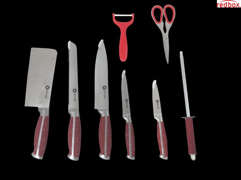 Професійний набір ножів Zepline ZP-027 з підставкою ZP-027 фото