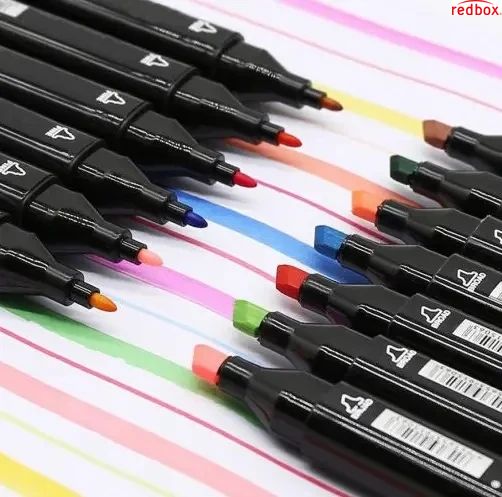 Набір скетч-маркерів 168 шт. для малювання двосторонніх Touch ⁇ Спиртові маркери для скетчингу Mar168 фото