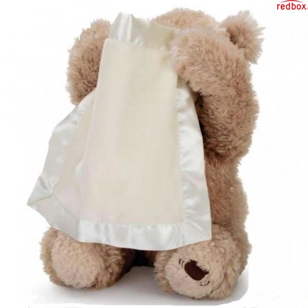 Дитяча інтерактивна плюшева іграшка для малюка англійською Ведмедик Пікабу Peekaboo Bear Brown 30 см Коричне PBB30 фото