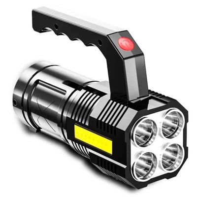 Портативний точковий ручний ліхтар BL-X508, прожекторний, водонепроникний, з USB, 1200 мА·год, чорний BLX508 фото